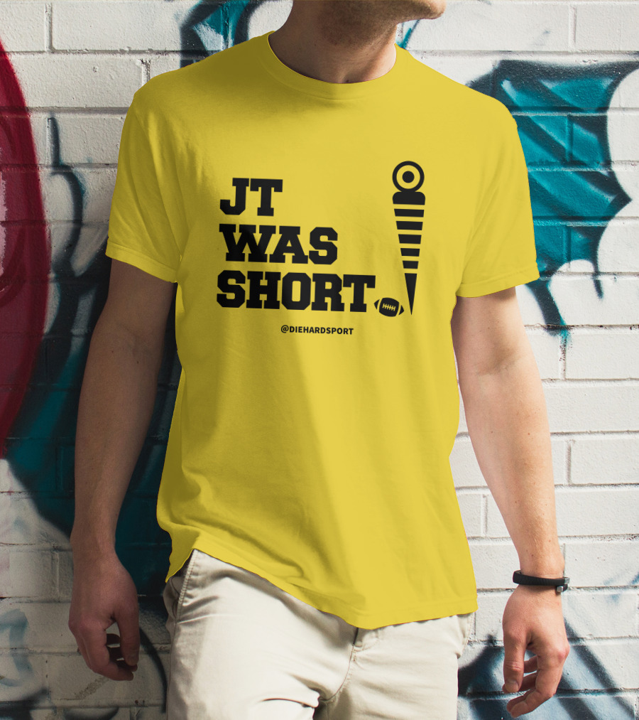 JT Was Short @DiehardSport Football Marker T-Shirt