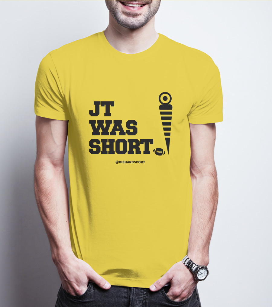 JT Was Short @DiehardSport Football Marker T-Shirt