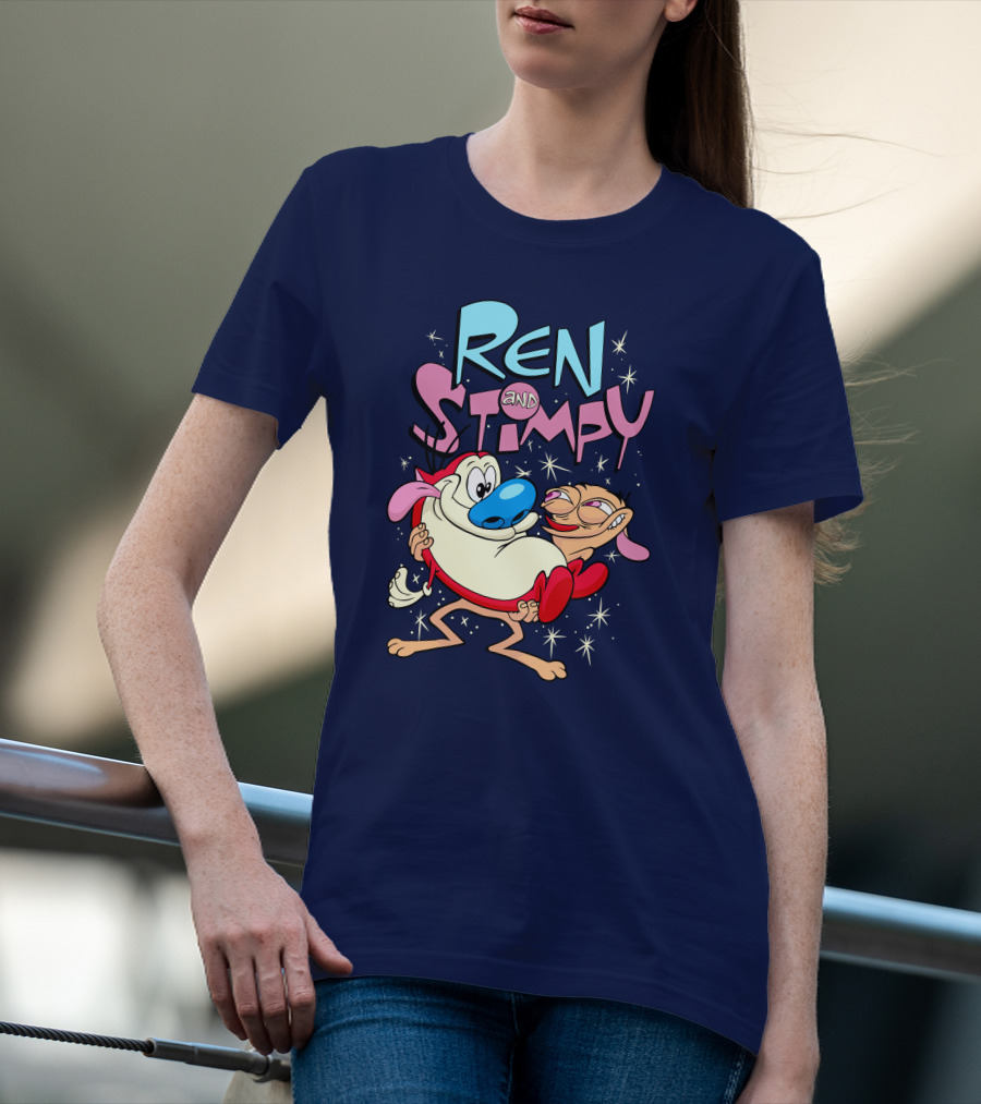 Ren And Stimpy Cartoon Nickelodeon Rugrat T-Shirt