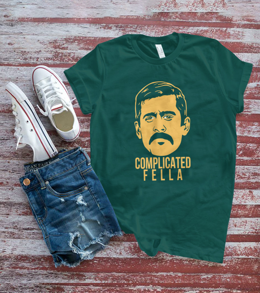 Cheeseheadtv Go Pack Go Complicated Fella Keefersport Packers Aaron Rodgers T-Shirt