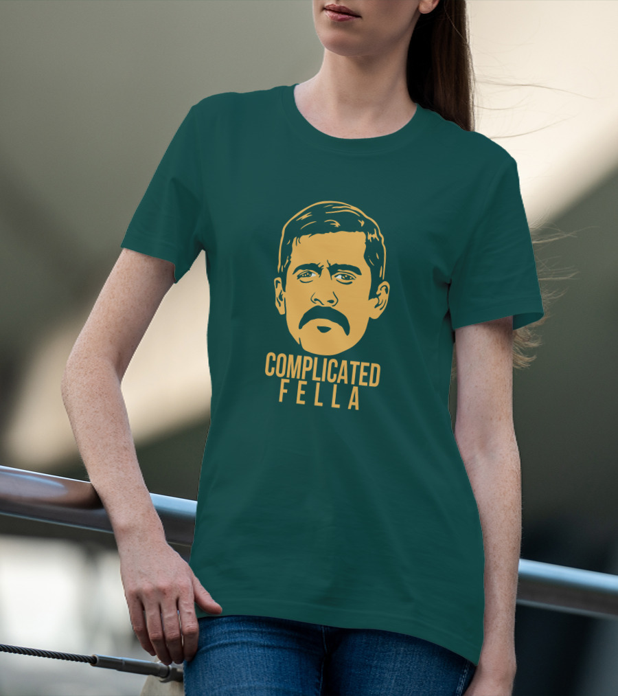 Cheeseheadtv Go Pack Go Complicated Fella Keefersport Packers Aaron Rodgers T-Shirt