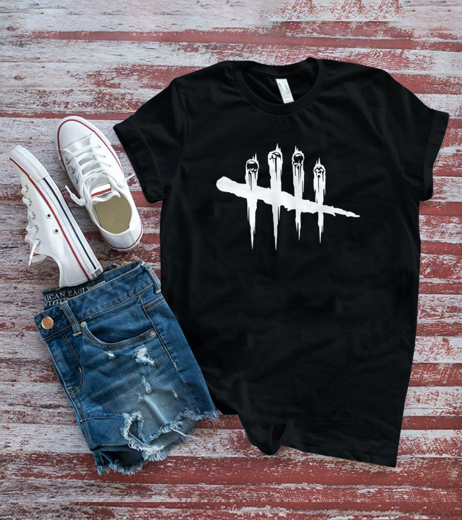 Dead By Daylight Dbd Merch Slashes Logo Iconic Game T-Shirt