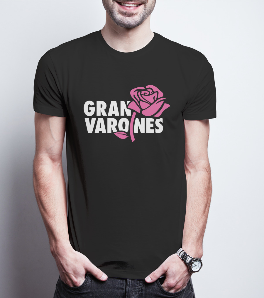 Gran Varones Rose Graphic Merch T-Shirt