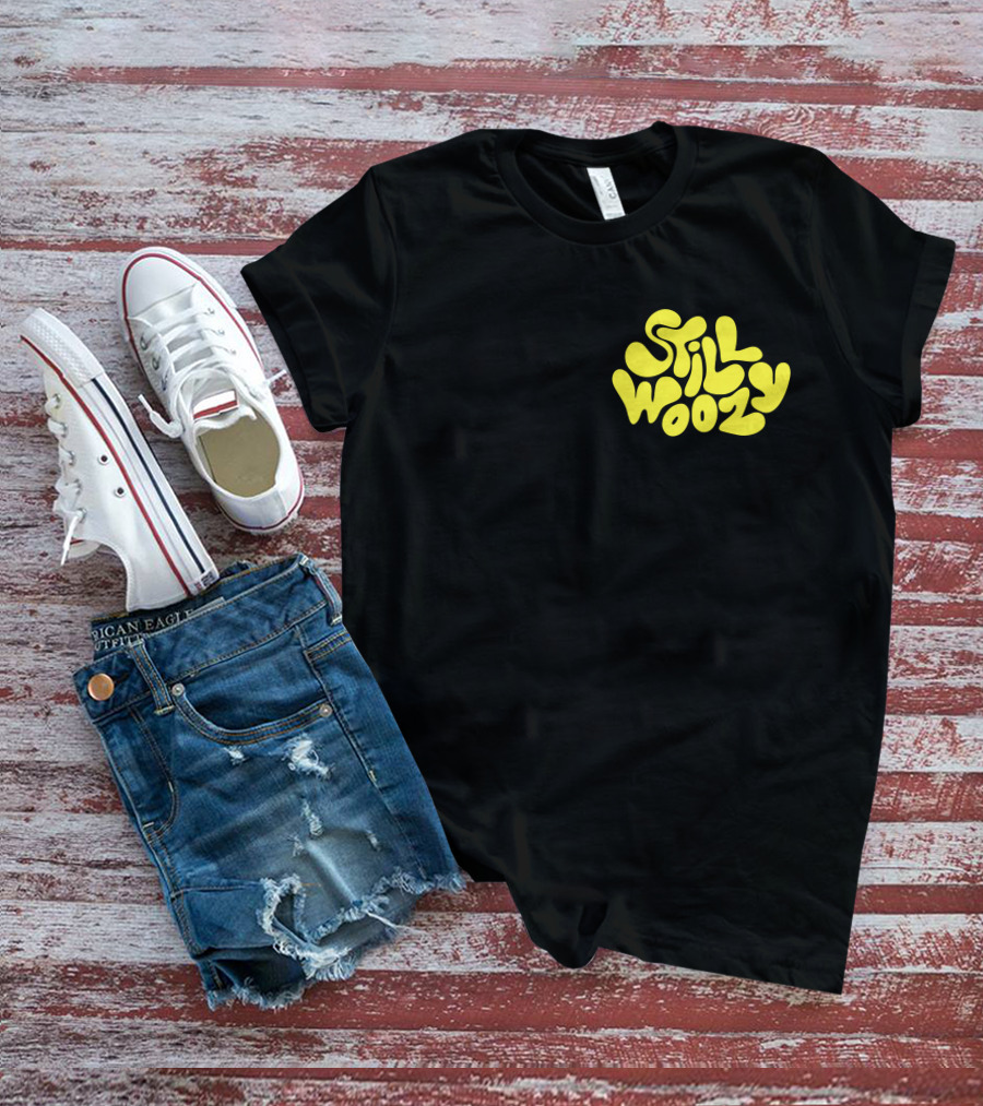 Still Woozy Yellow Text Merch T-Shirt