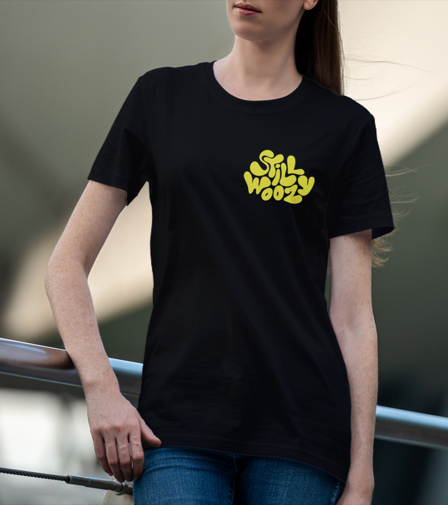 Still Woozy Yellow Text Merch T-Shirt
