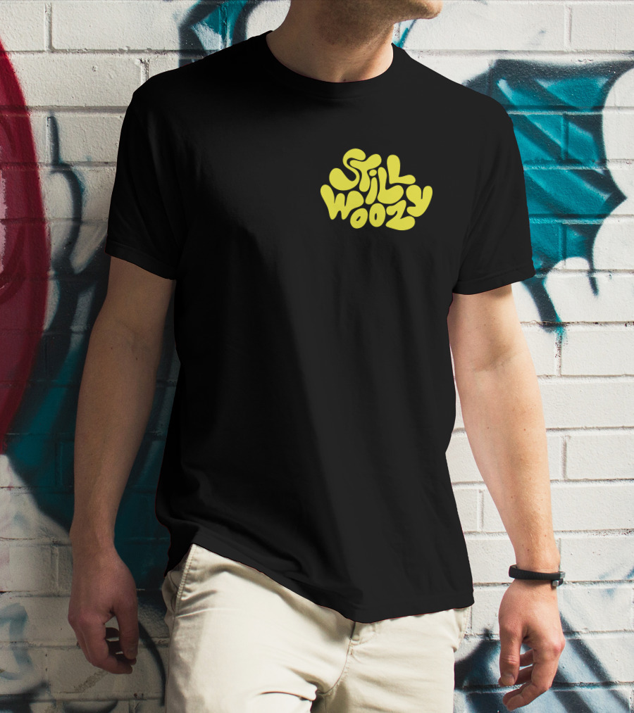 Still Woozy Yellow Text Merch T-Shirt