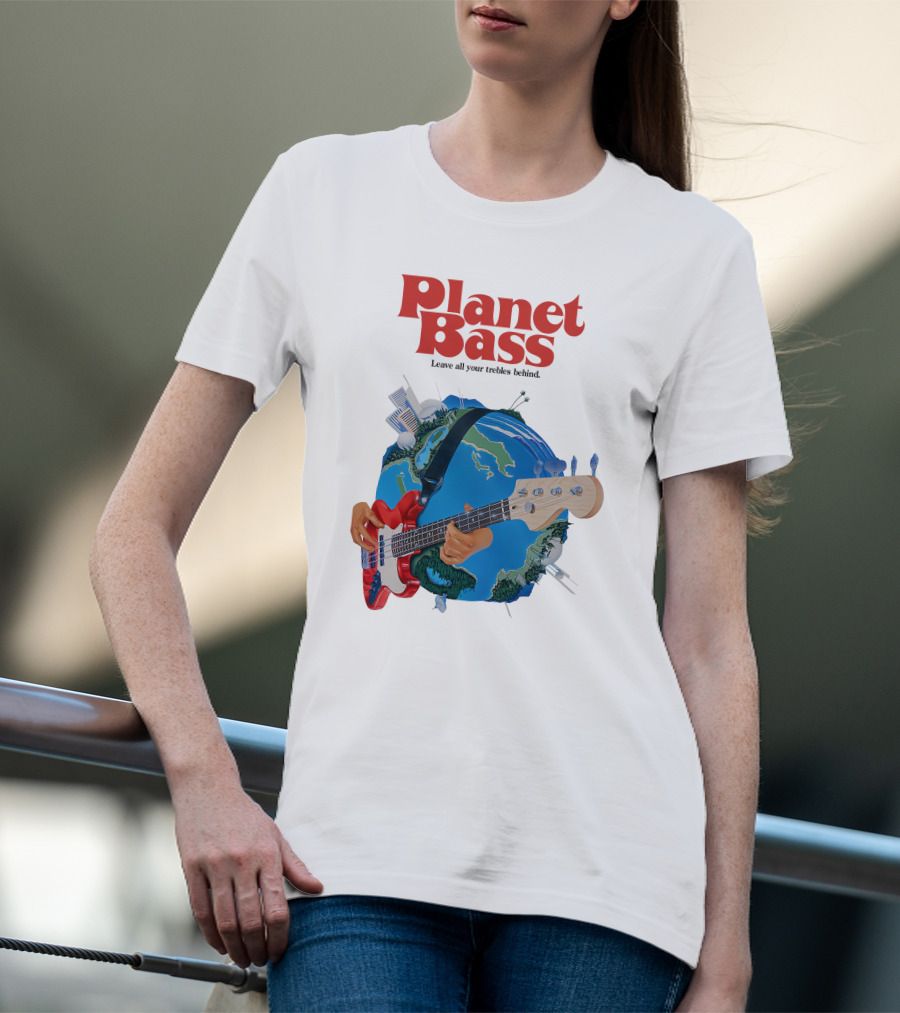 Planet Bass Leave All Your Trebles Behind T-Shirt