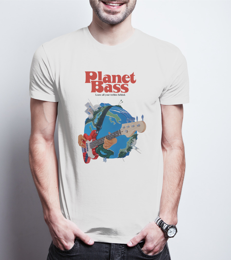Planet Bass Leave All Your Trebles Behind T-Shirt