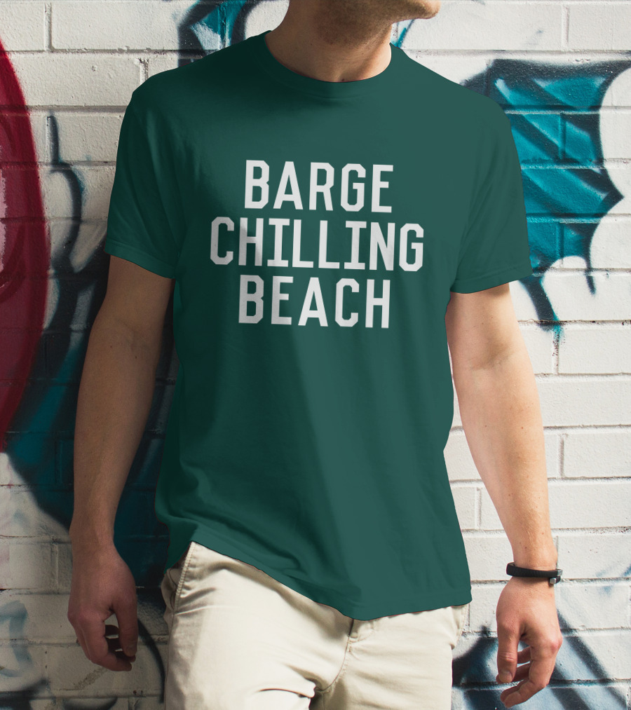 Barge Chilling Beach English Bay Vancouver Park BC Is Awesome T-Shirt