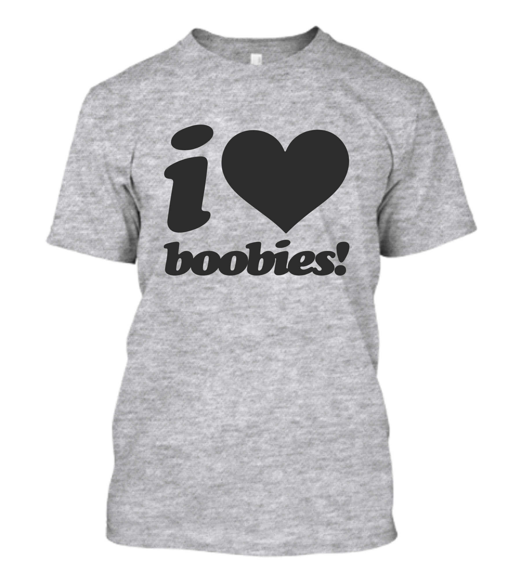 Rash I Love Boobies I Heart Boobies T-Shirt