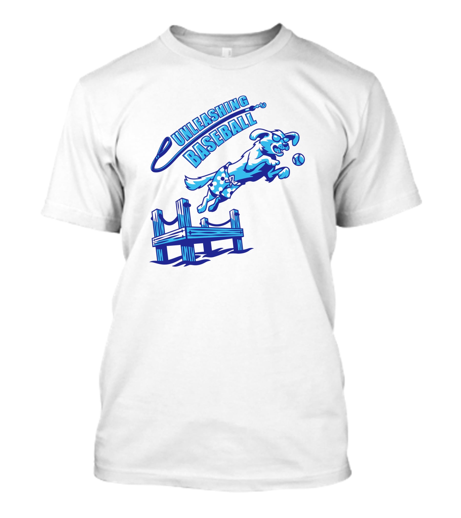 Unleashing Baseball Jay Matz Lake Country Dockhounds T-Shirt