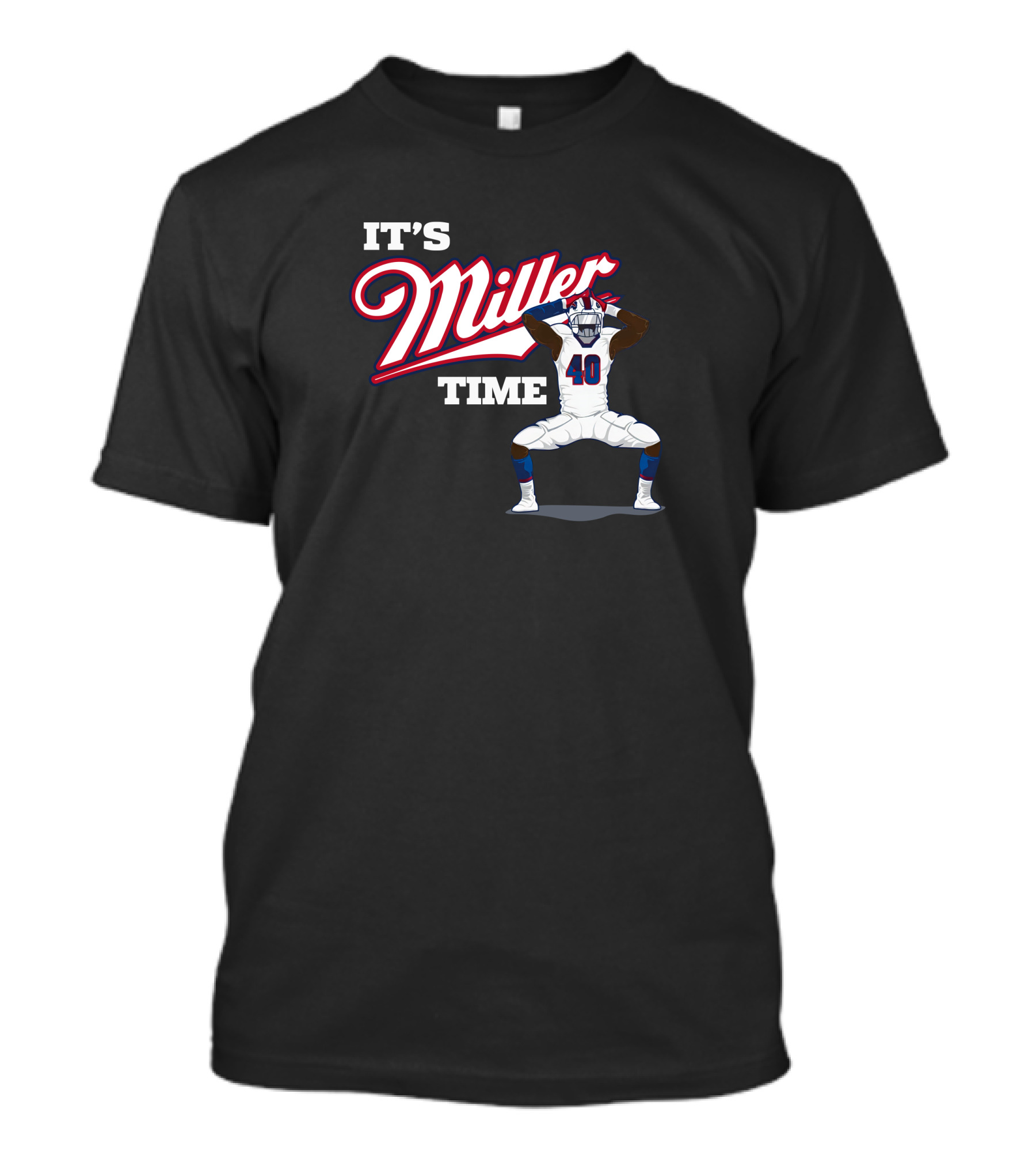 Ctwpod It's Miller Time Von Miller Buffalo Bills Circling The Wagons T-Shirt