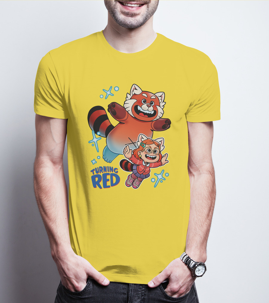 Turning Red Mario Bros 3 Redz The Artist T-Shirt