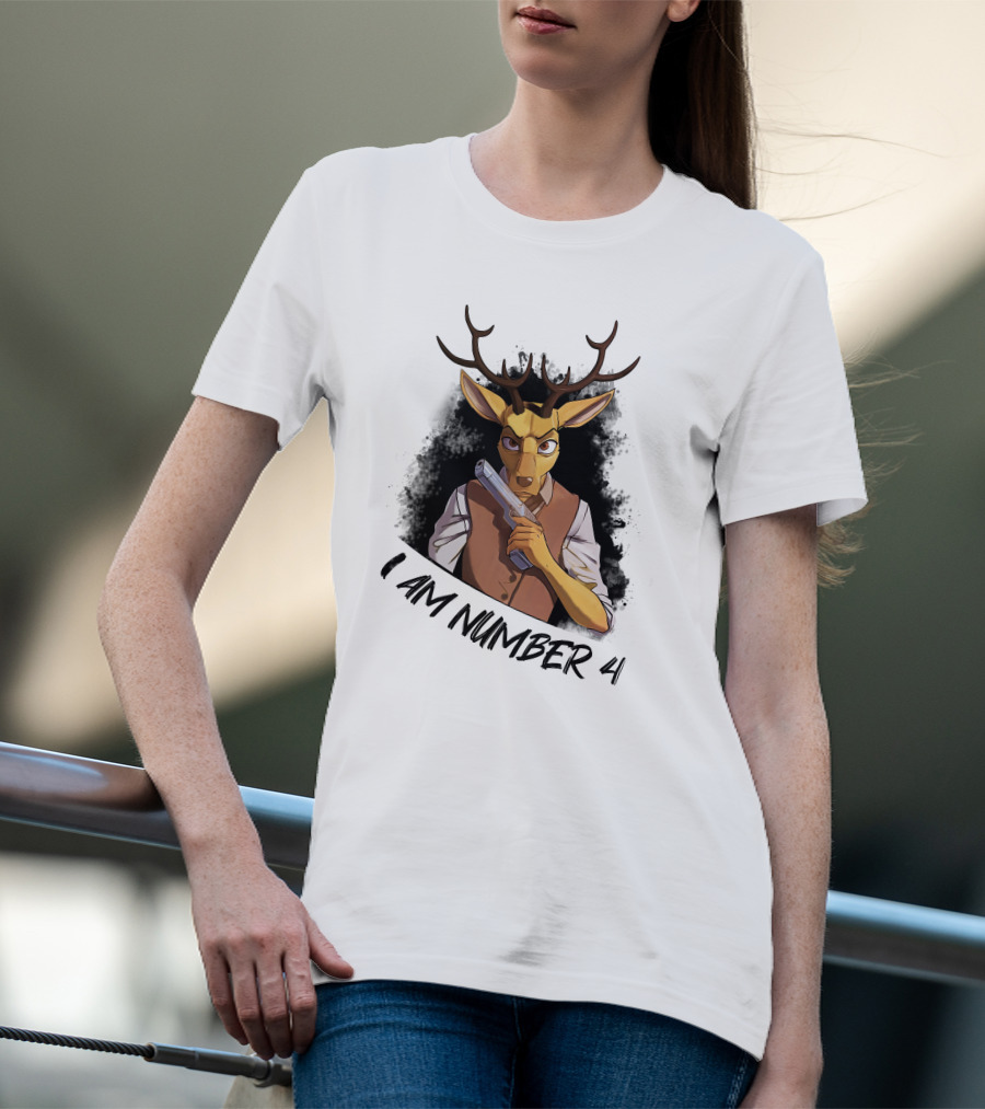 I Am Number 4 Deer Beastars Louis Luisthefoxxo T-Shirt