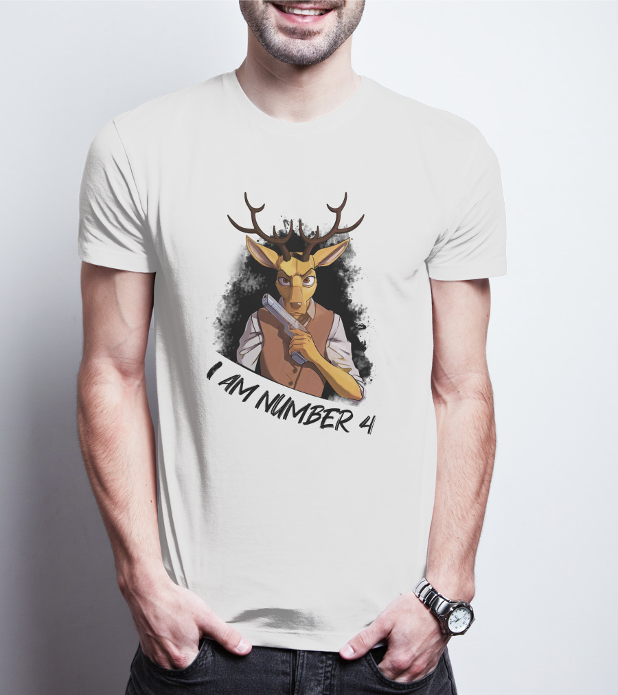 I Am Number 4 Deer Beastars Louis Luisthefoxxo T-Shirt