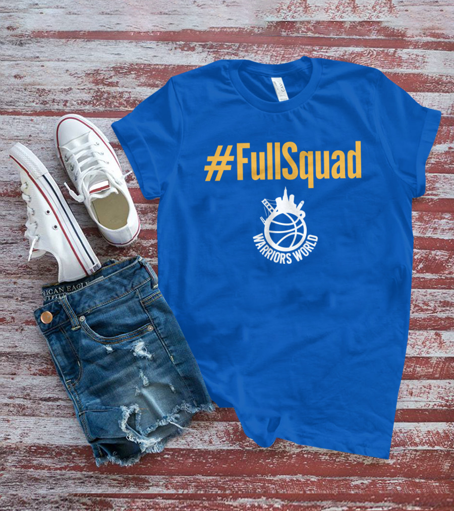 FullSquad Warriors World Basketball Skyline T-Shirt