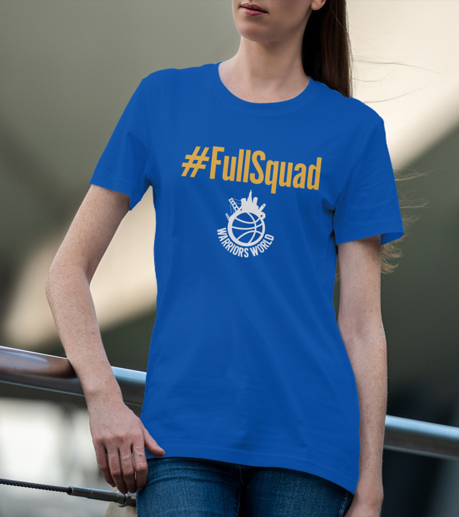 FullSquad Warriors World Basketball Skyline T-Shirt