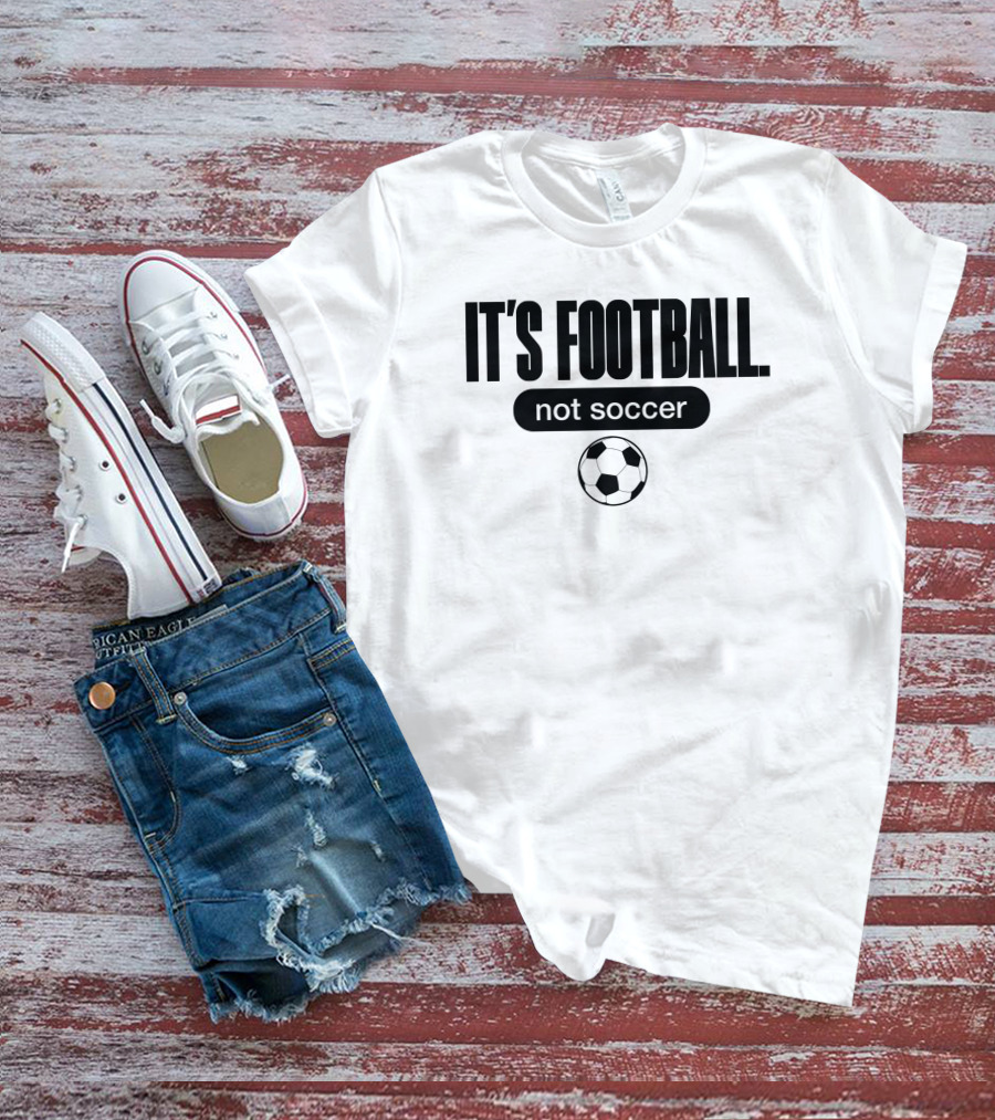 It's Football Not Soccer NBA 2K Uki Soccer Ball T-Shirt