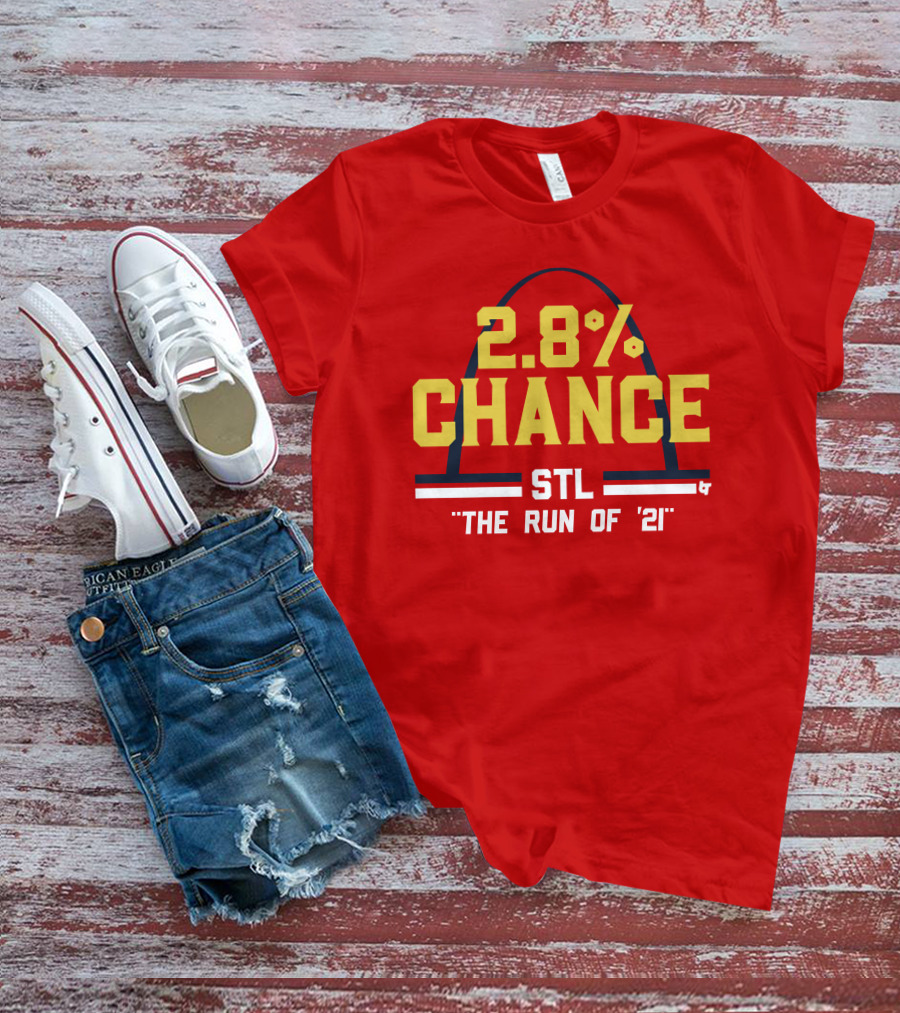 2.8% Chance STL The Run Of '21 T-Shirt