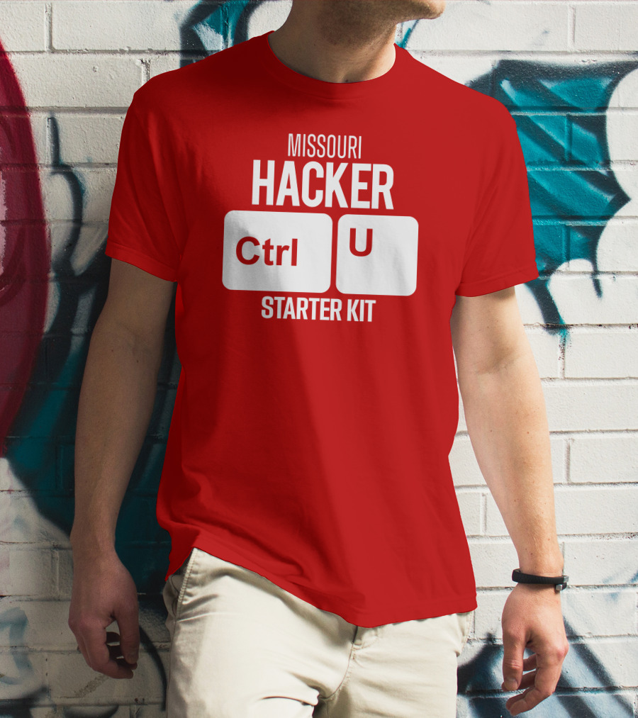 Missouri Hacker Ctrl U Starter Kit T-Shirt