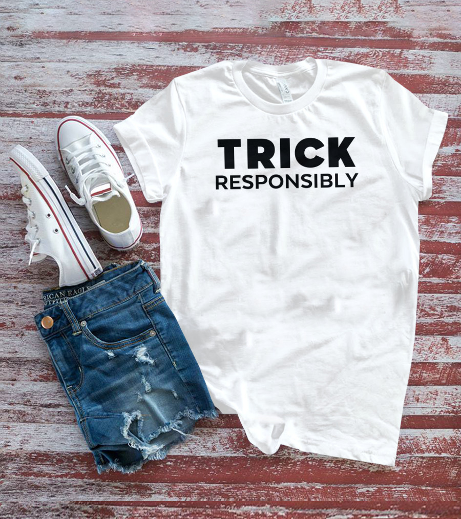 Crumbl Cookies Trick Responsibly Halloween T-Shirt