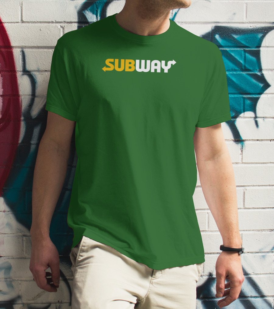 Keefler Subway Logo With Green Background T-Shirt