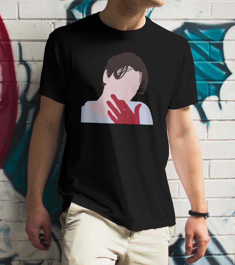 Billy Loomis Graphic Red Hand Monochrome Face T-Shirt