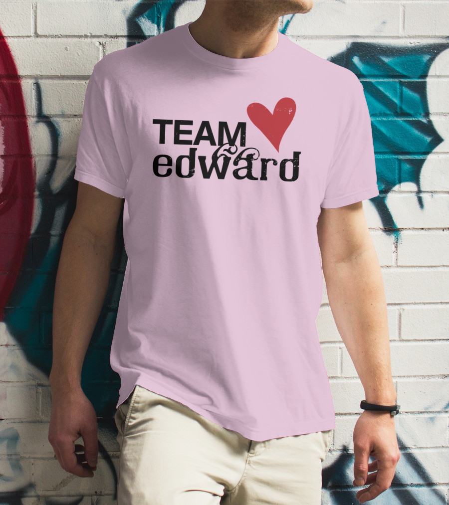 Team Edward Heart Taylor Lautner SNL T-Shirt
