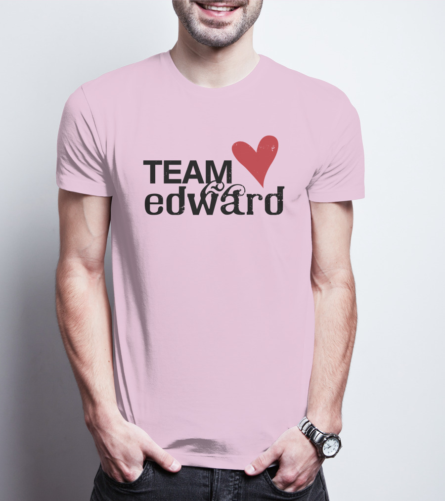 Team Edward Heart Taylor Lautner SNL T-Shirt