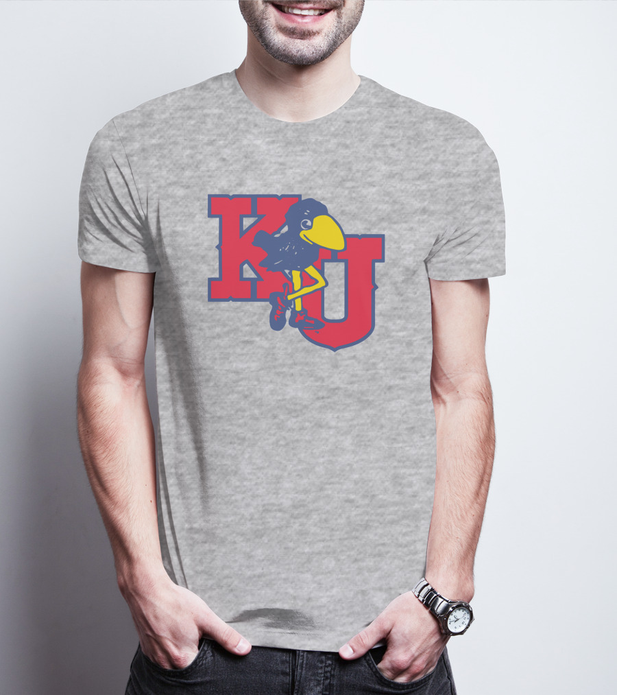 KU Homefield Vintage Long Leg Jayhawk T-Shirt