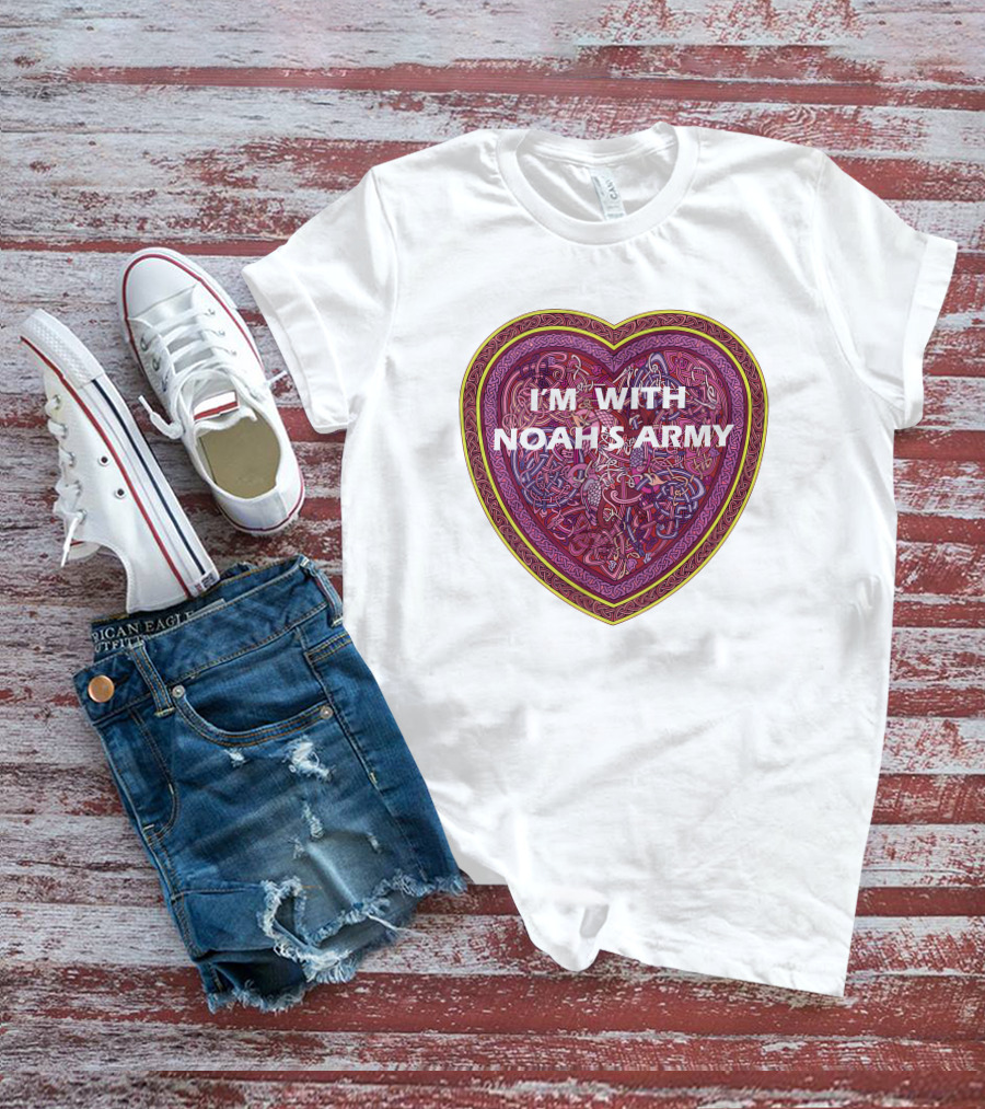 I'm With Noah's Army Heart T-Shirt
