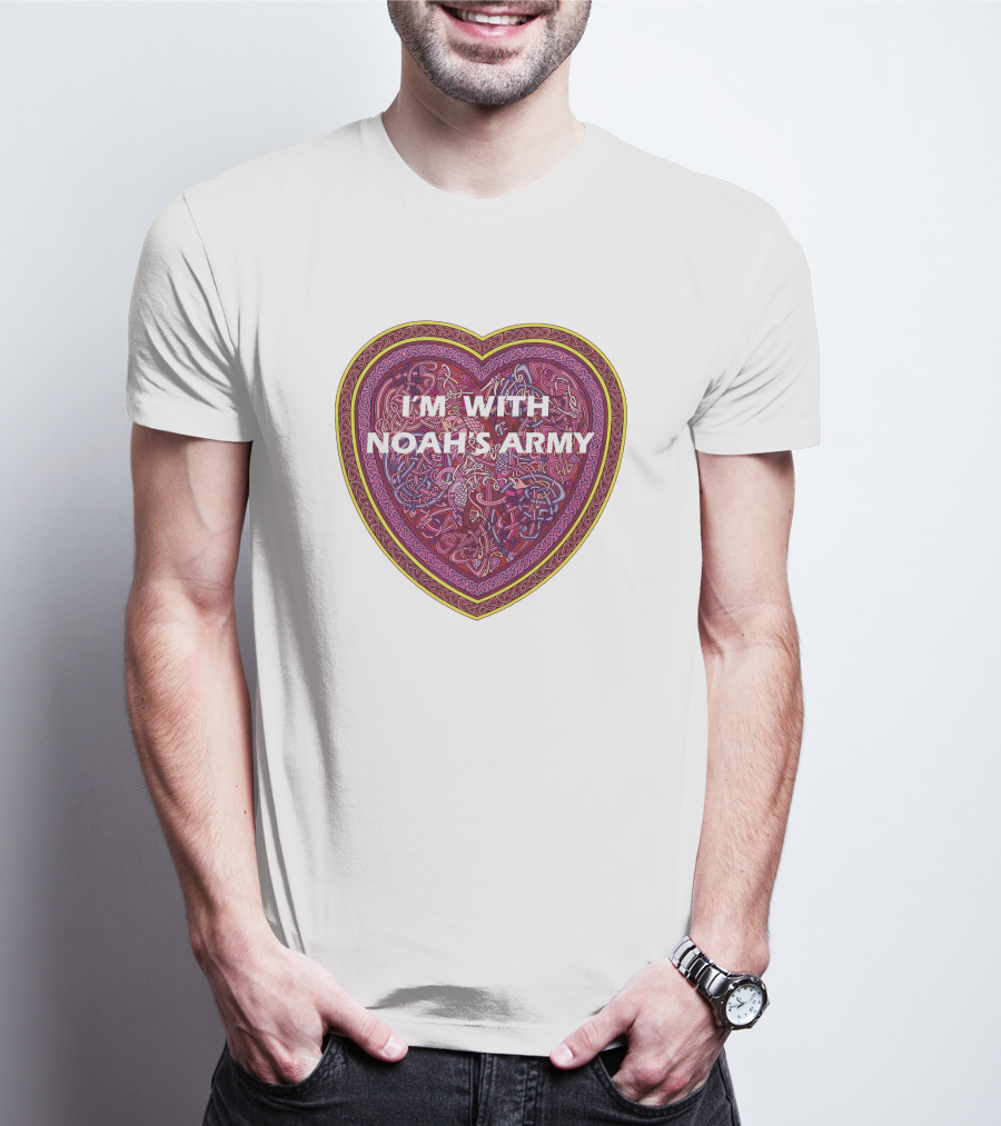 I'm With Noah's Army Heart T-Shirt