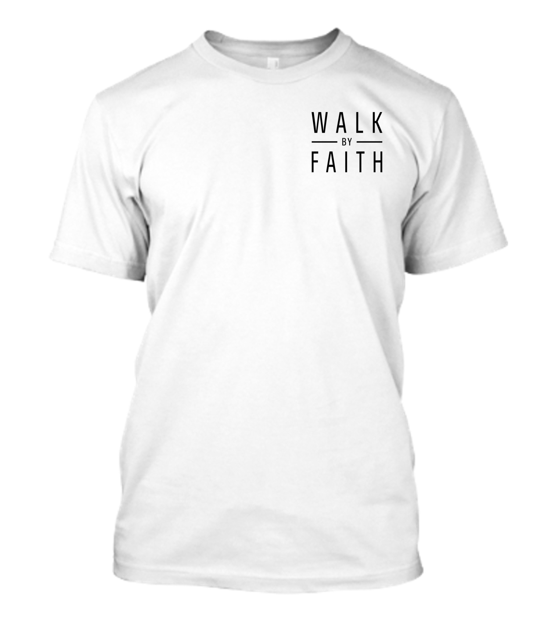 Nonso Opinion Walk By Faith Motivational Phrase T-Shirt