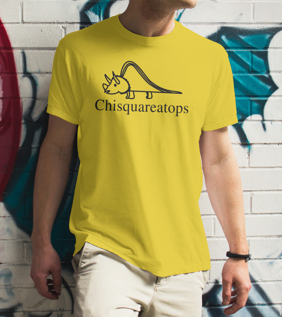 Kristen Fouss Cricut Chisquareatops Dinosaur T-Shirt