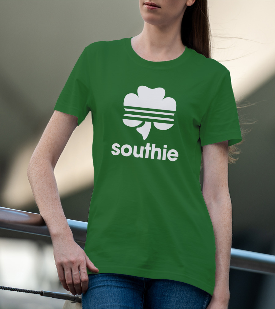 Southie Melissa Choe Celtics Shamrock T-Shirt