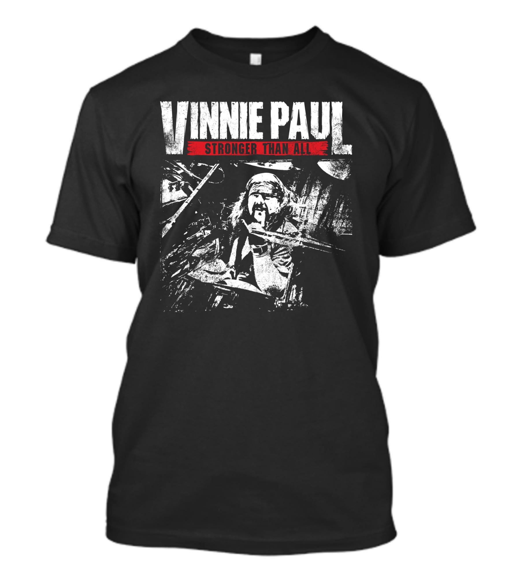 Vinnie Paul Stronger Than All Vintage Drumming T-Shirt