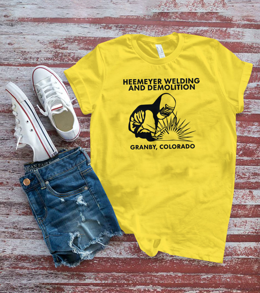 Heemeyer Welding And Demolition Granby Colorado Iconic Welder T-Shirt