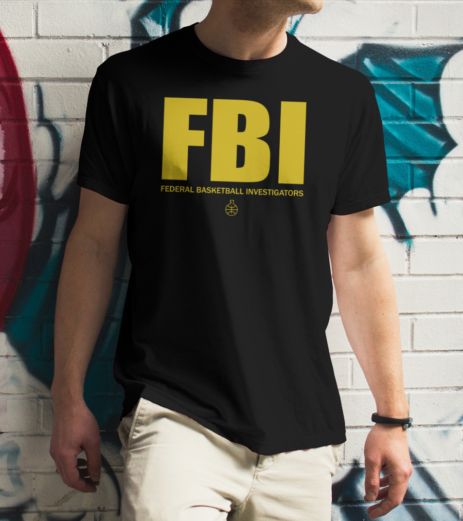 FBI Federal Basketball Investigators Basketball T-Shirt