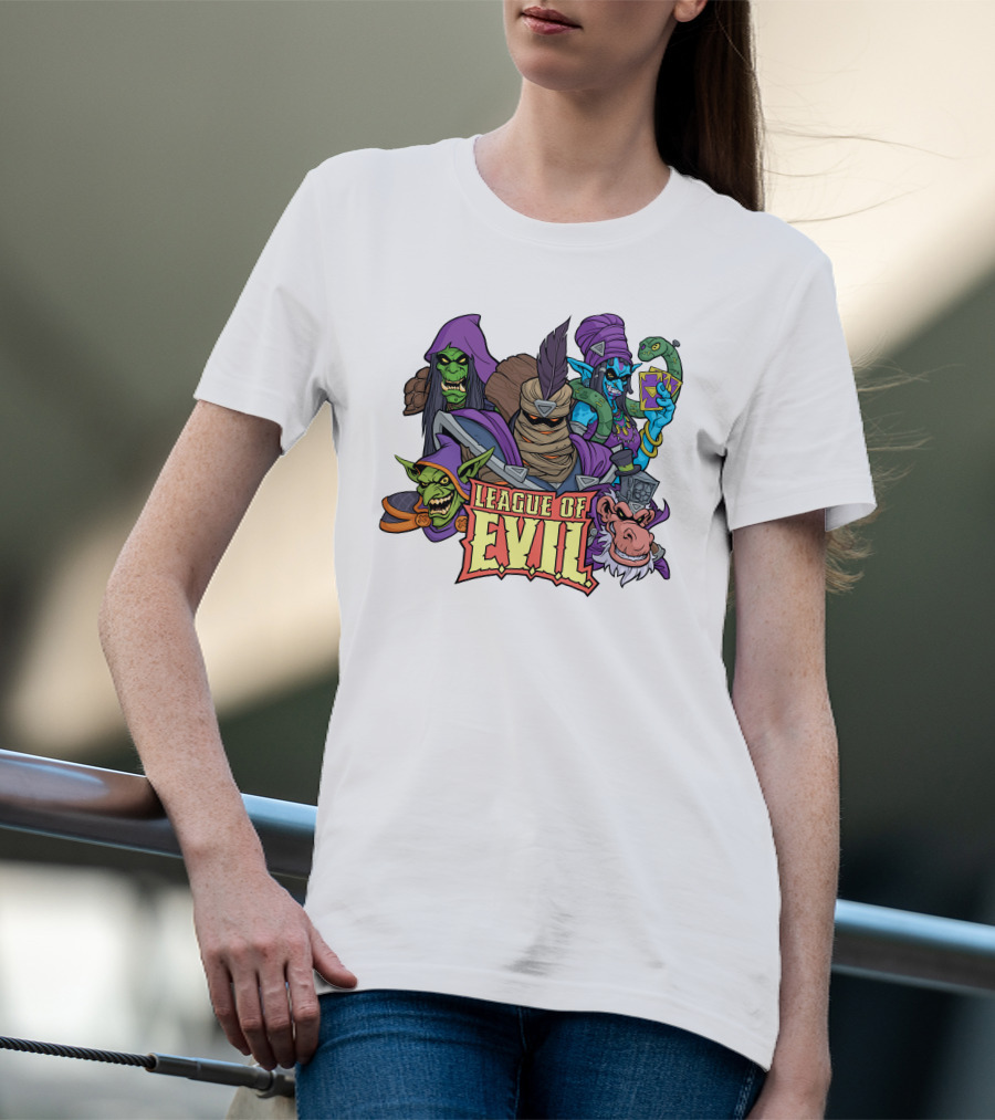 League Of Evil Fantasy Villains Assembly T-Shirt