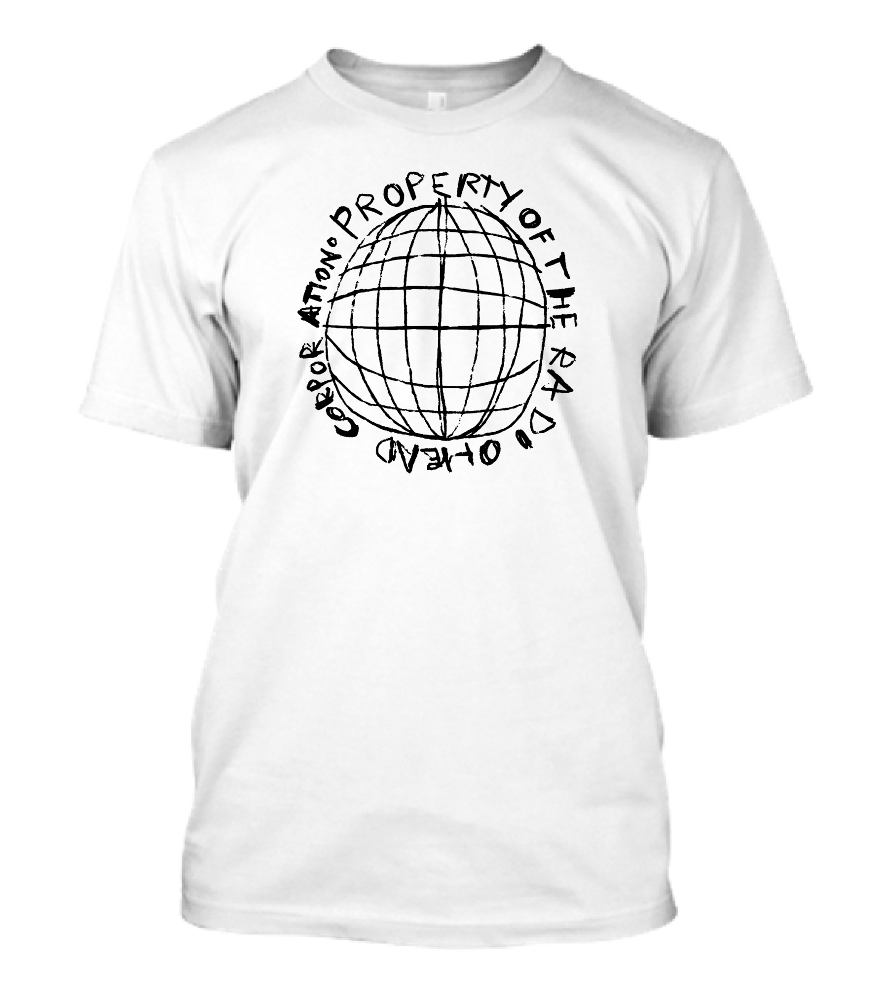 Property Of The Radiohead Corporation Global Sphere T-Shirt