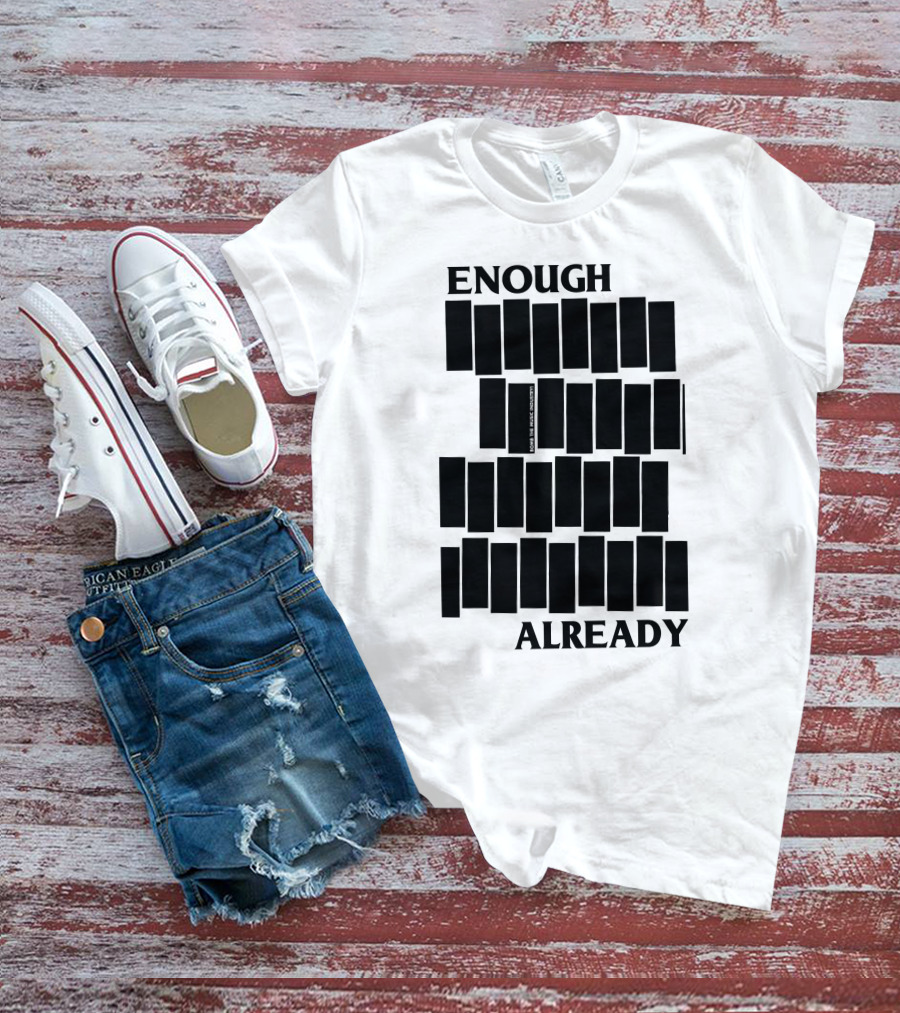 Bomb The Music Industry Enough Already Iconic Bar T-Shirt