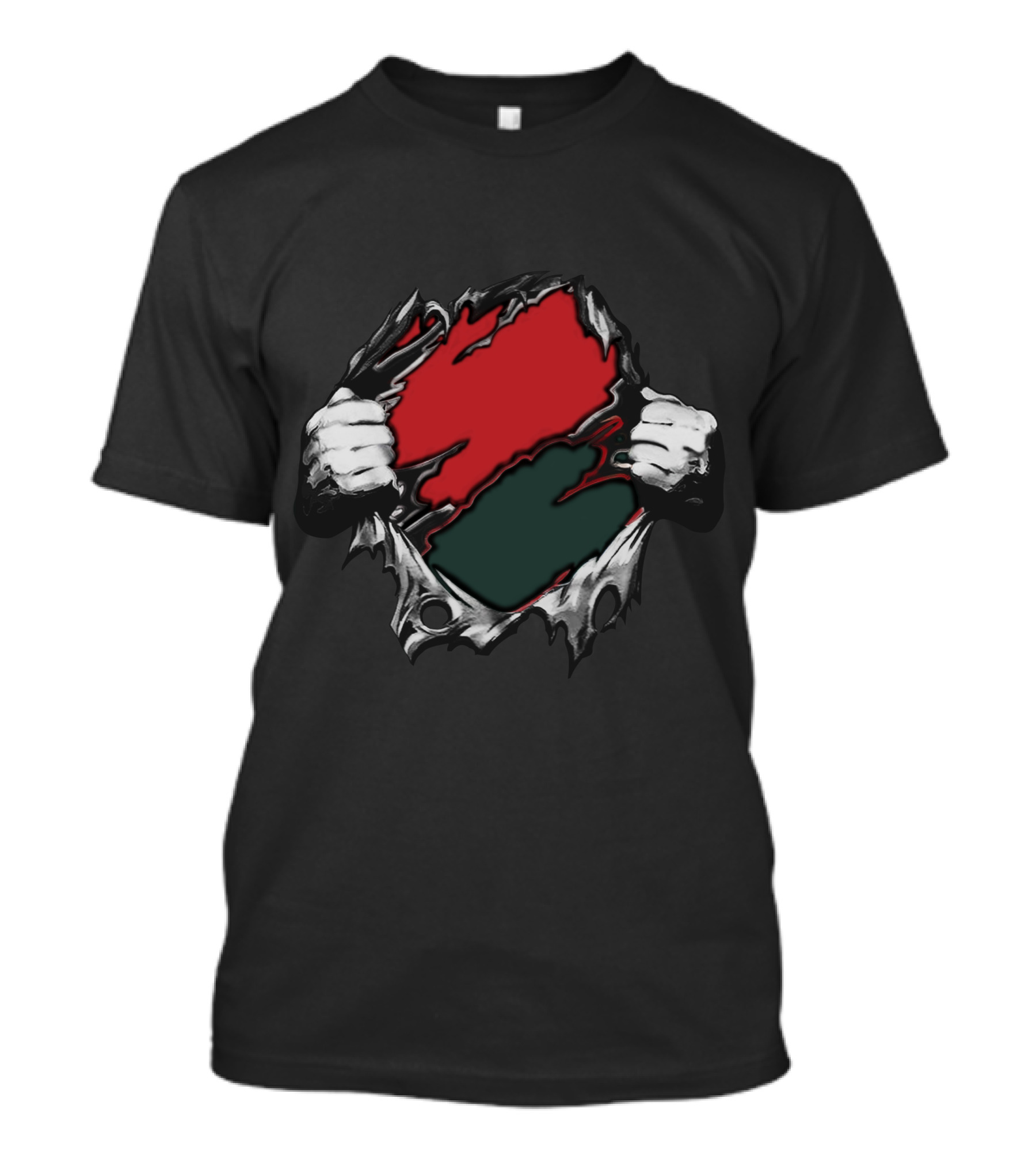 Red And Green Inner Strength Pa Ca T-Shirt