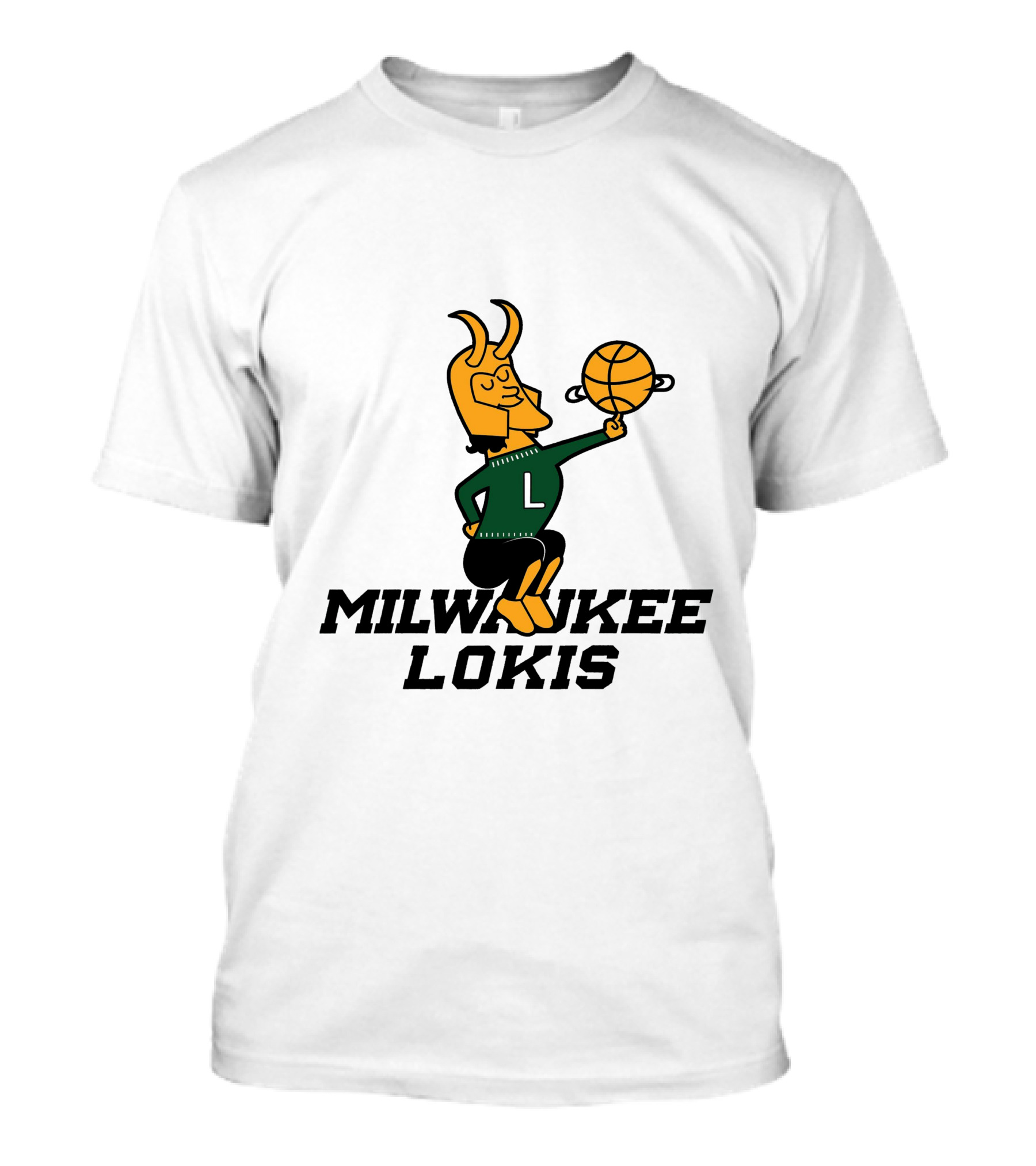 Milwaukee Lokis NBA Basketball Crossover Concept T-Shirt