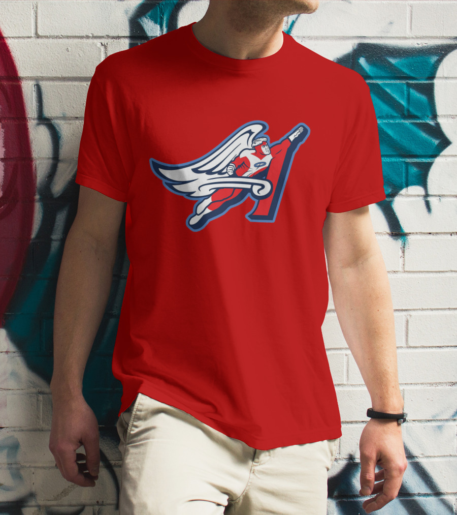 LA Archangels Superhero Wings Mlb T-Shirt