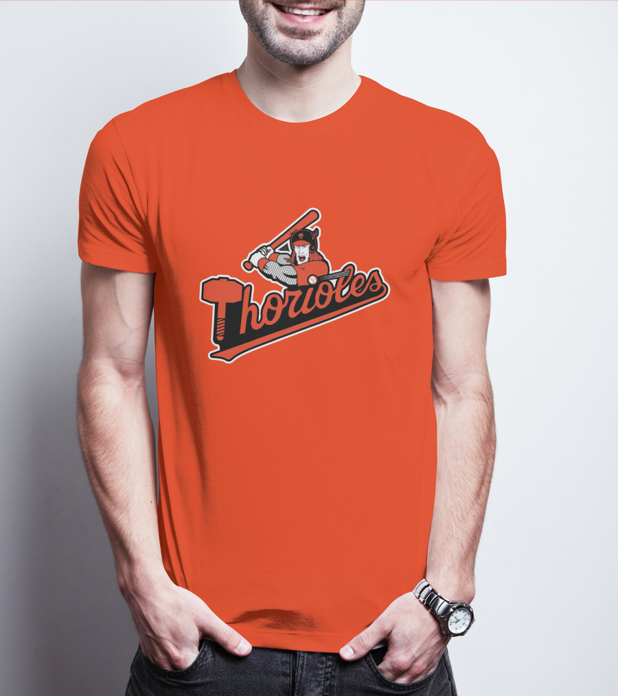 Baltimore Thorioles MLB Thor Baseball T-Shirt