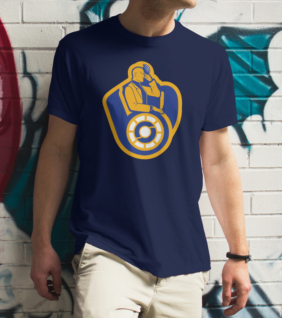 Milwaukee Professor X MLB Brewers Mashup T-Shirt