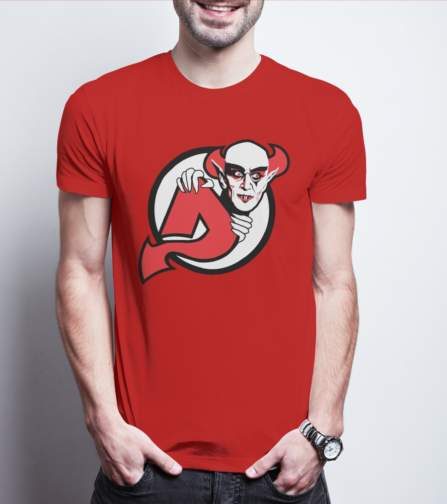 New Jersey Devils Nosferatu NHL T-Shirt