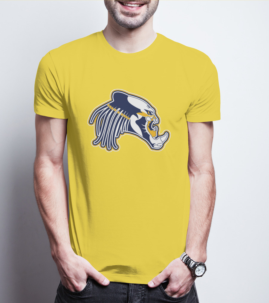 Nashville Predators Logo Iconic Saber-Tooth Tiger Head T-Shirt