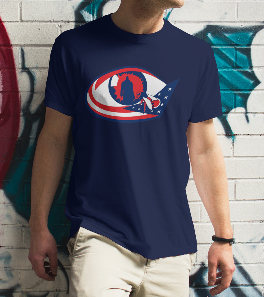Columbus Candymans American Flag Eye And Bee T-Shirt