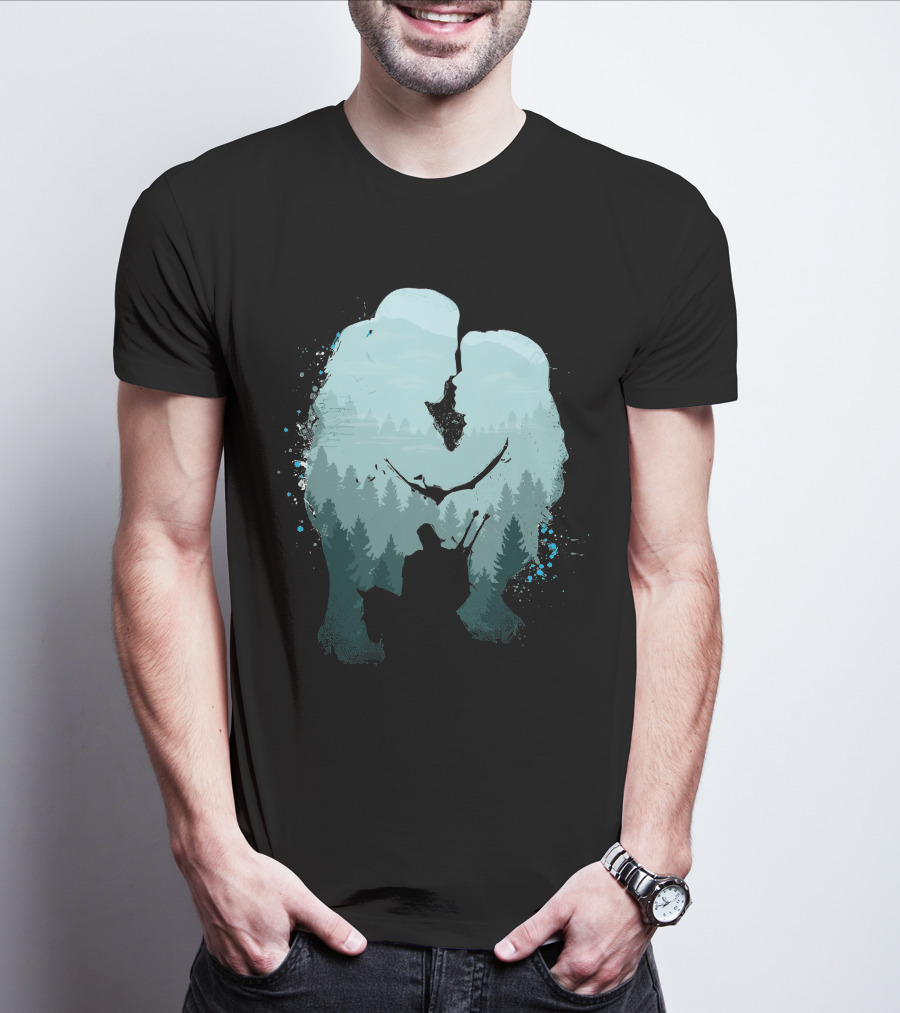 Wild Forces Hunter's Journey In Forest T-Shirt
